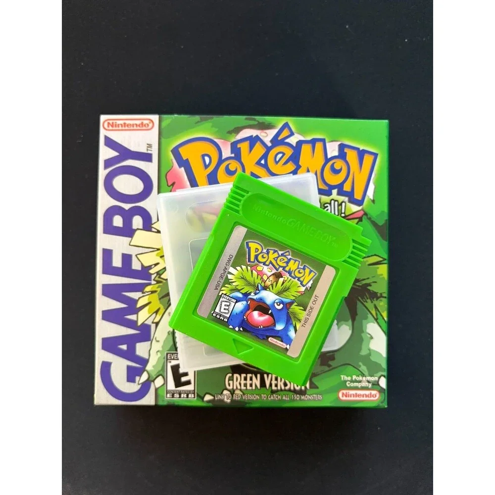 NEW RARE Pokémon Green Version GBC Cartridge Only Tested Saves FAST SHIP